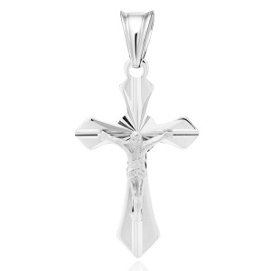 Cruciulita argint pandantiv DiAmanti K0247R-DIA (Argint 925‰ 1,3 g.)